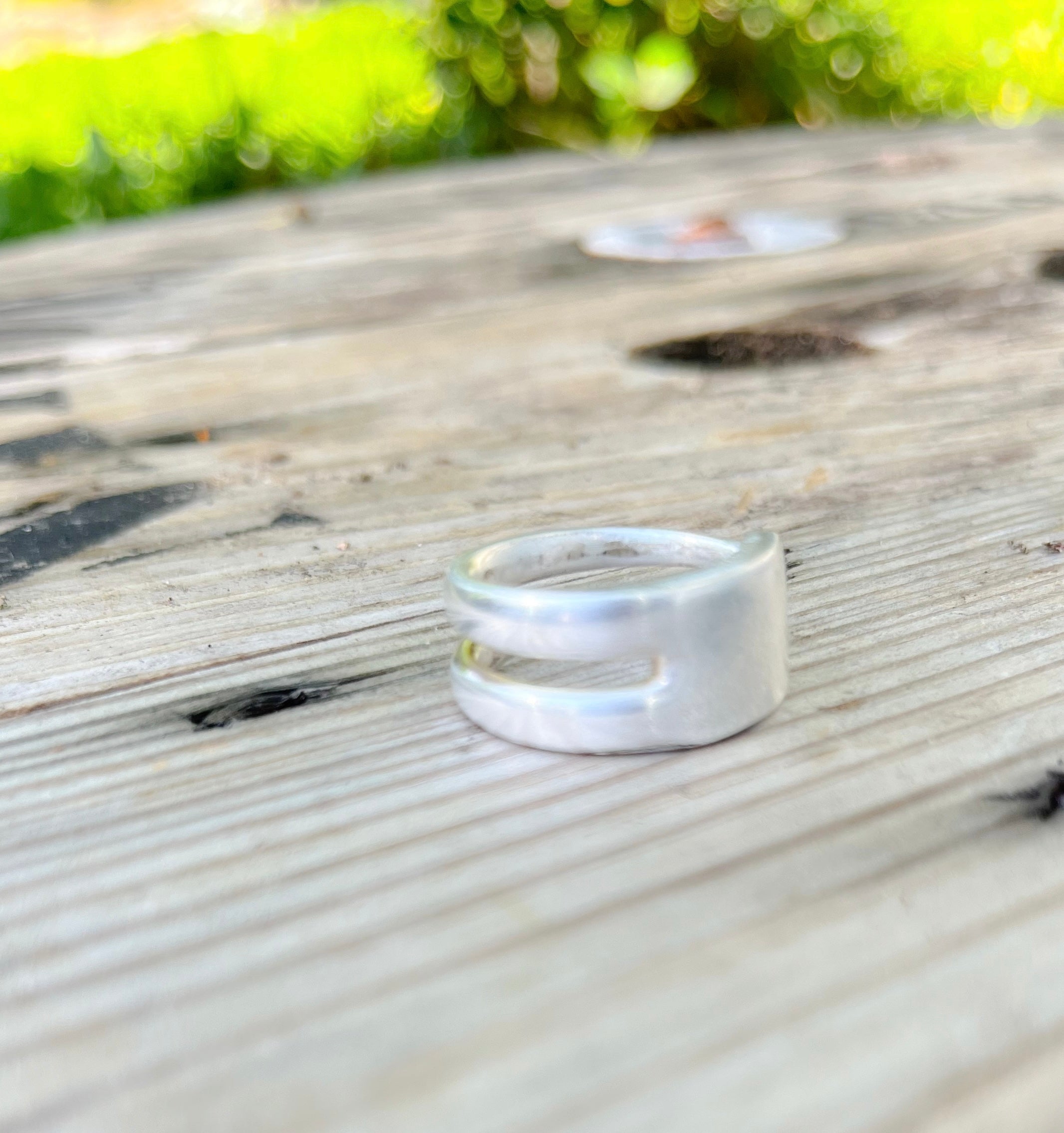 Silverplate Fork Ring