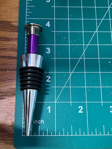 Repurposed Knitting Needle Bottle Stopper