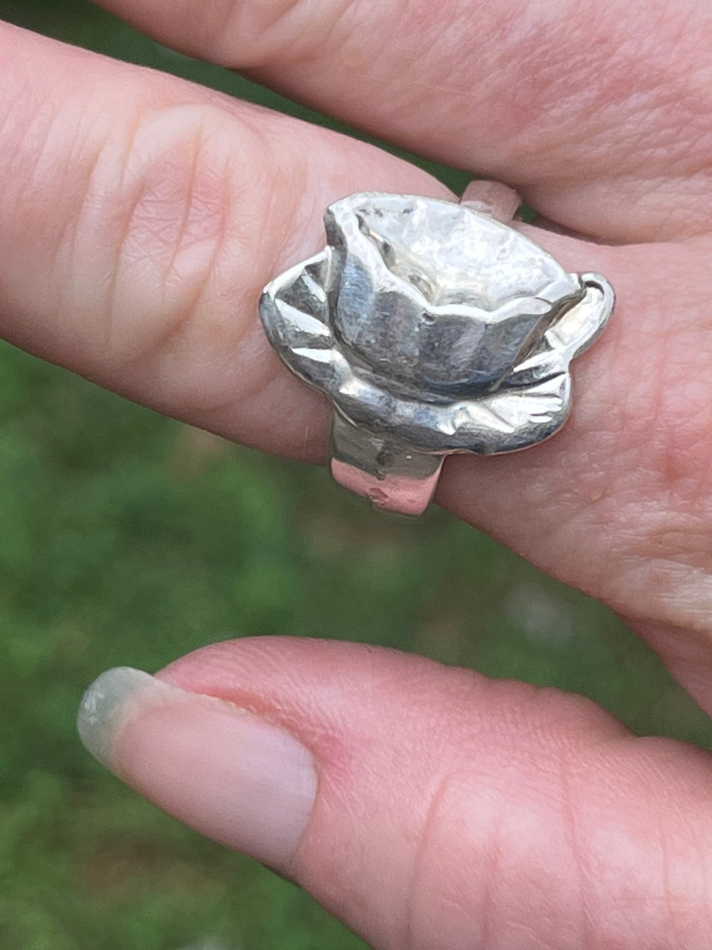 Vintage Teacup/Coffee Cup Spoon Ring