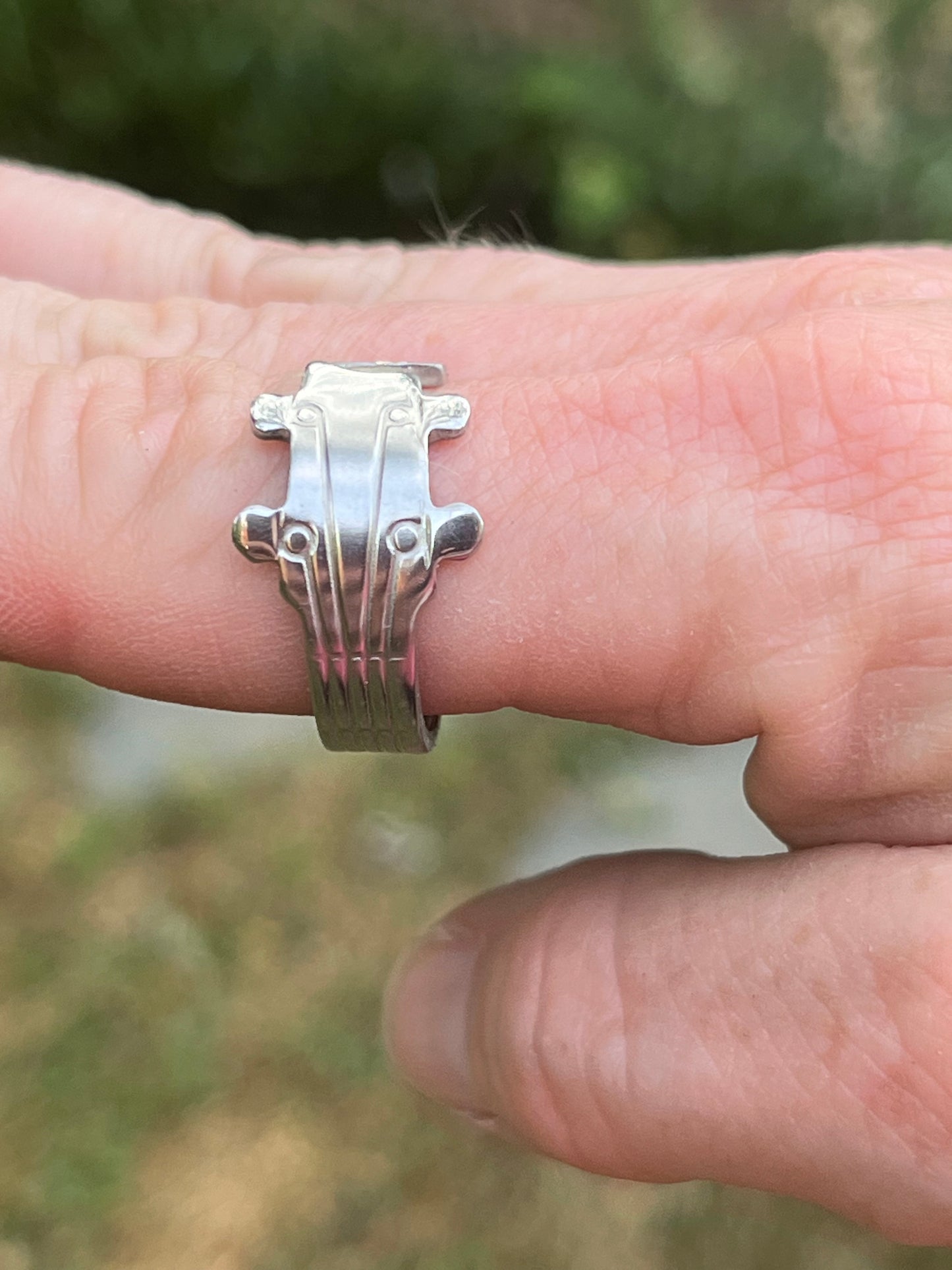 Guitar Neck Spoon Ring