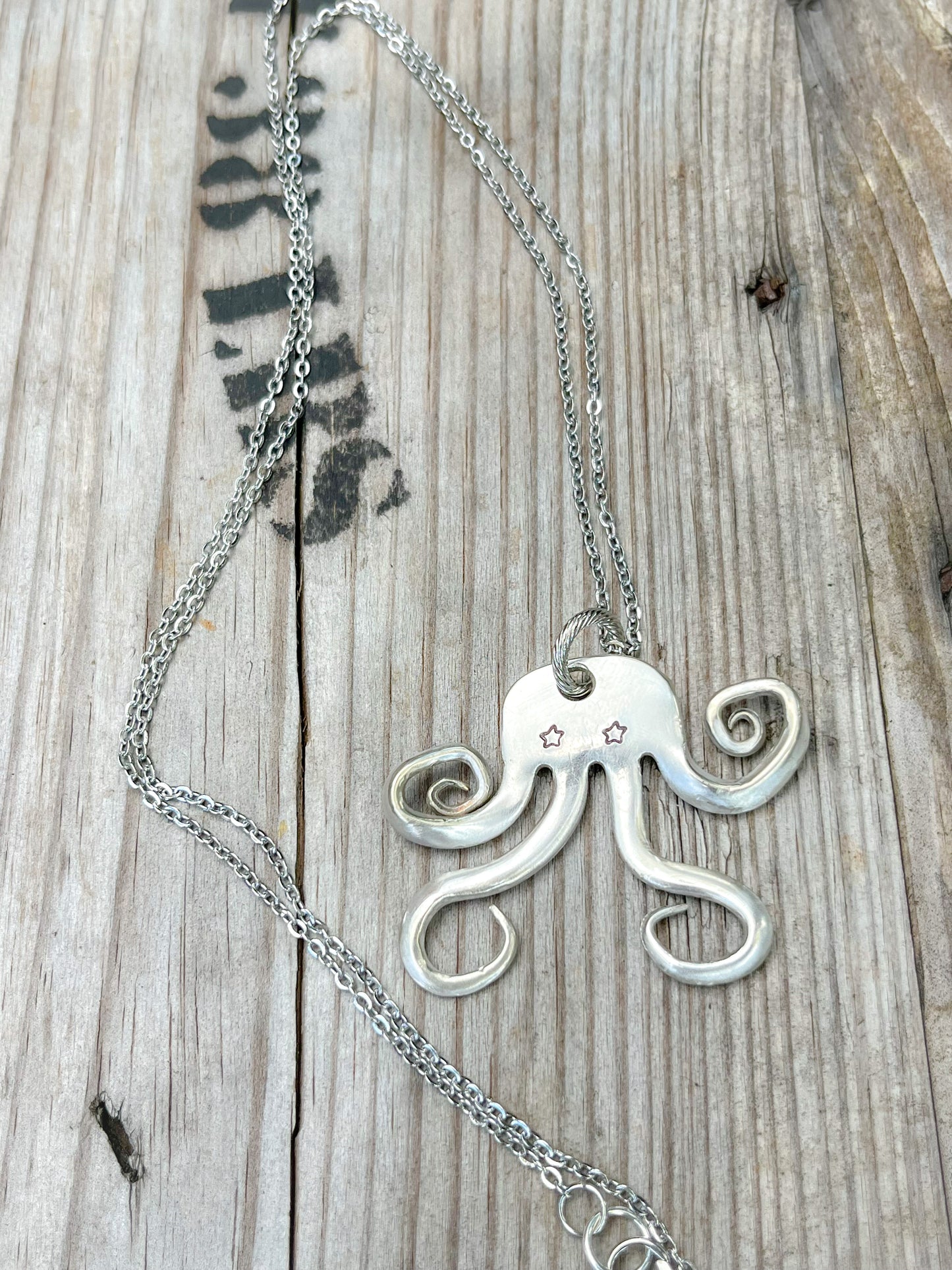 Vintage Fork Octopus Pendant (Stary Sam)