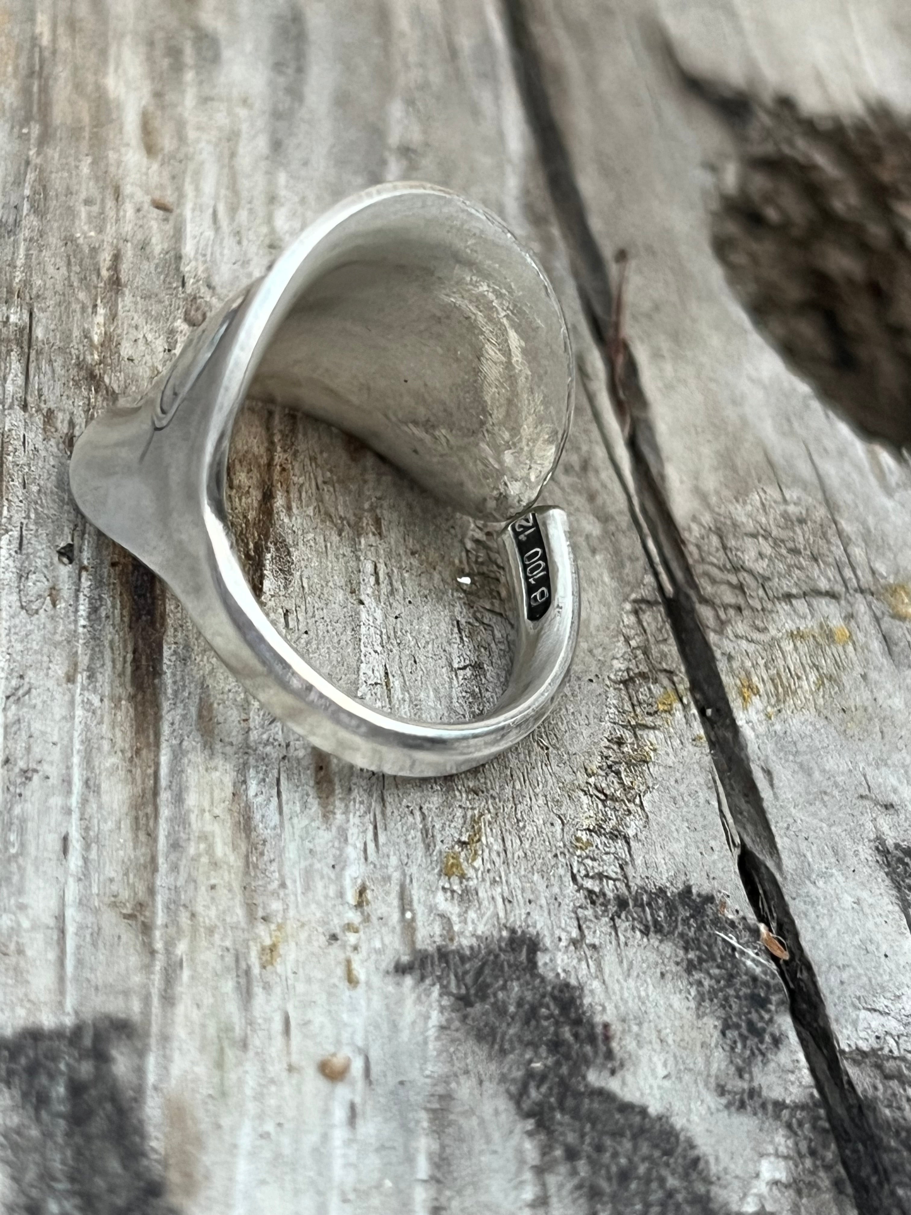 Vintage Rolex Spoon Ring Lion and Lucerne