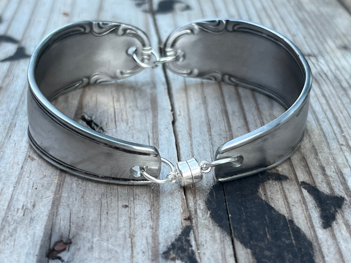 Antique Stainless Magnetic Spoon Bracelet