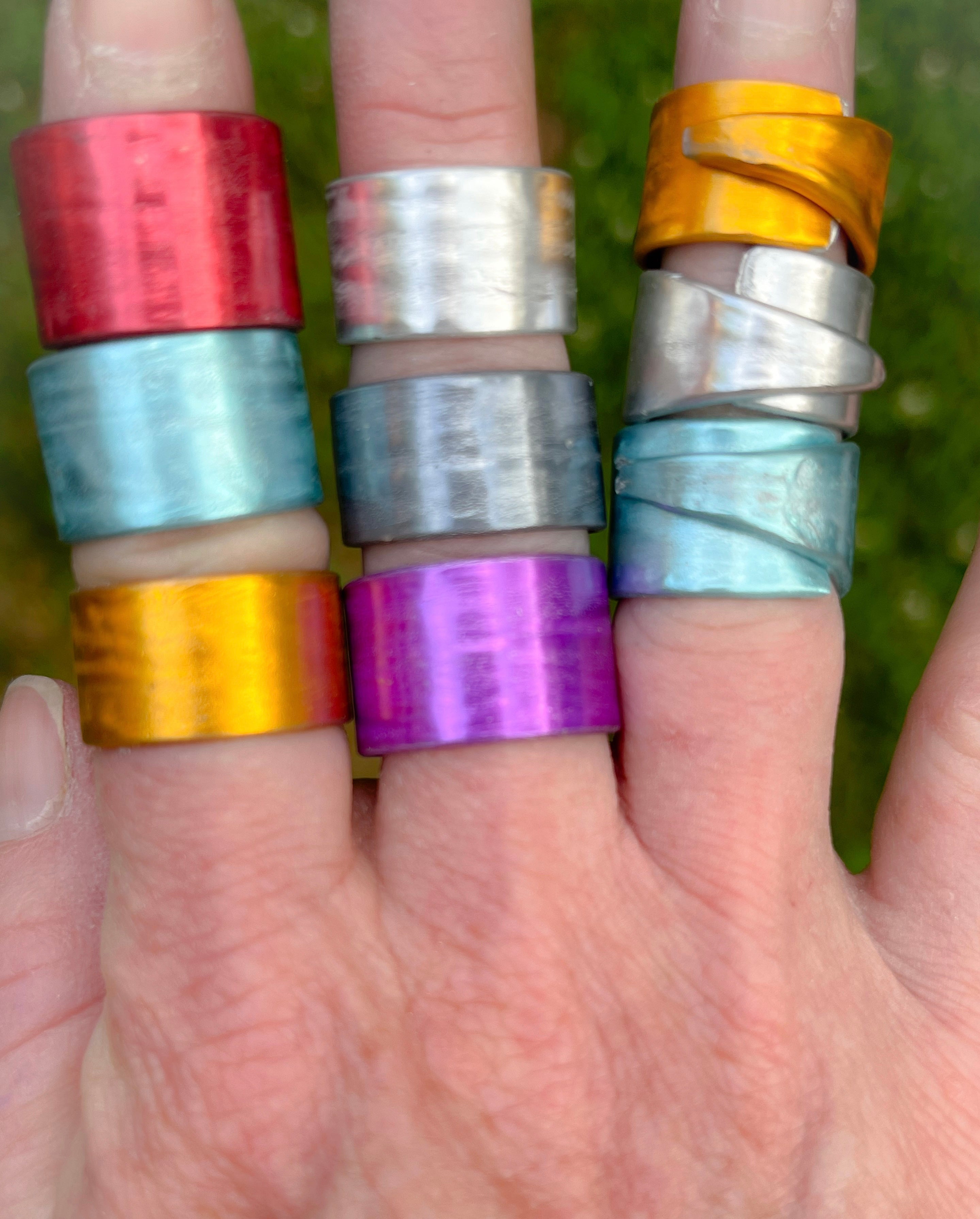 Upcycled Knitting Needle Ring