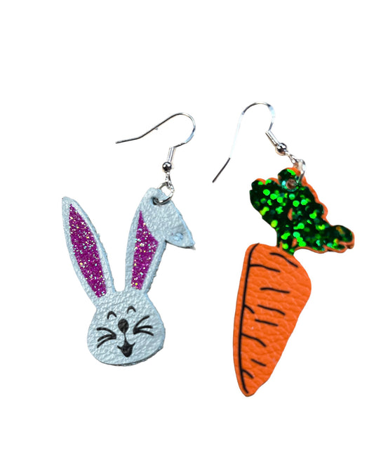 Bunny and Carrot Dangles